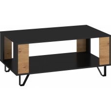 Žurnālgaldiņš BOSS-05, Melns/Ozols artisan